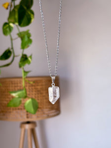 Colgante Puntas de Cuarzo Cristal