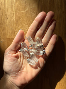 Colgante Puntas de Cuarzo Cristal
