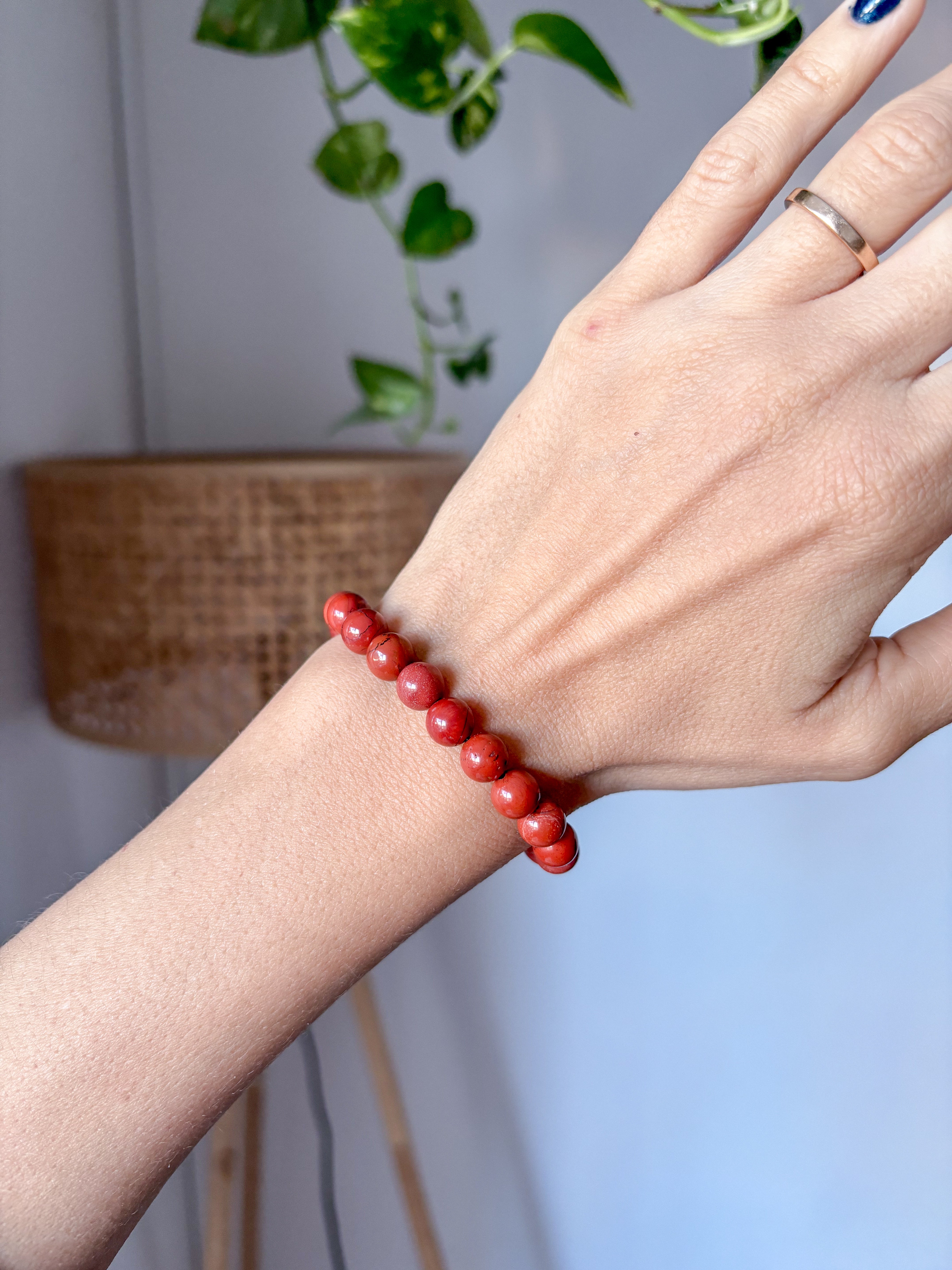 Pulsera Jaspe Rojo