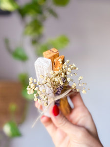 Atado de Palo Santo y Selenita