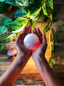 Lámpara Esfera Selenita
