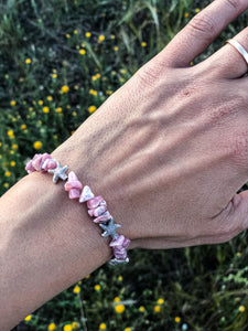 Pulsera chip Rodocrosita