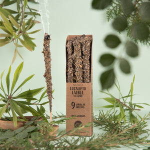 Incienso Eucalipto Laurel y Cedro
