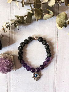 Pulsera Lava / Amatista