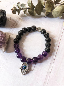 Pulsera Lava / Amatista