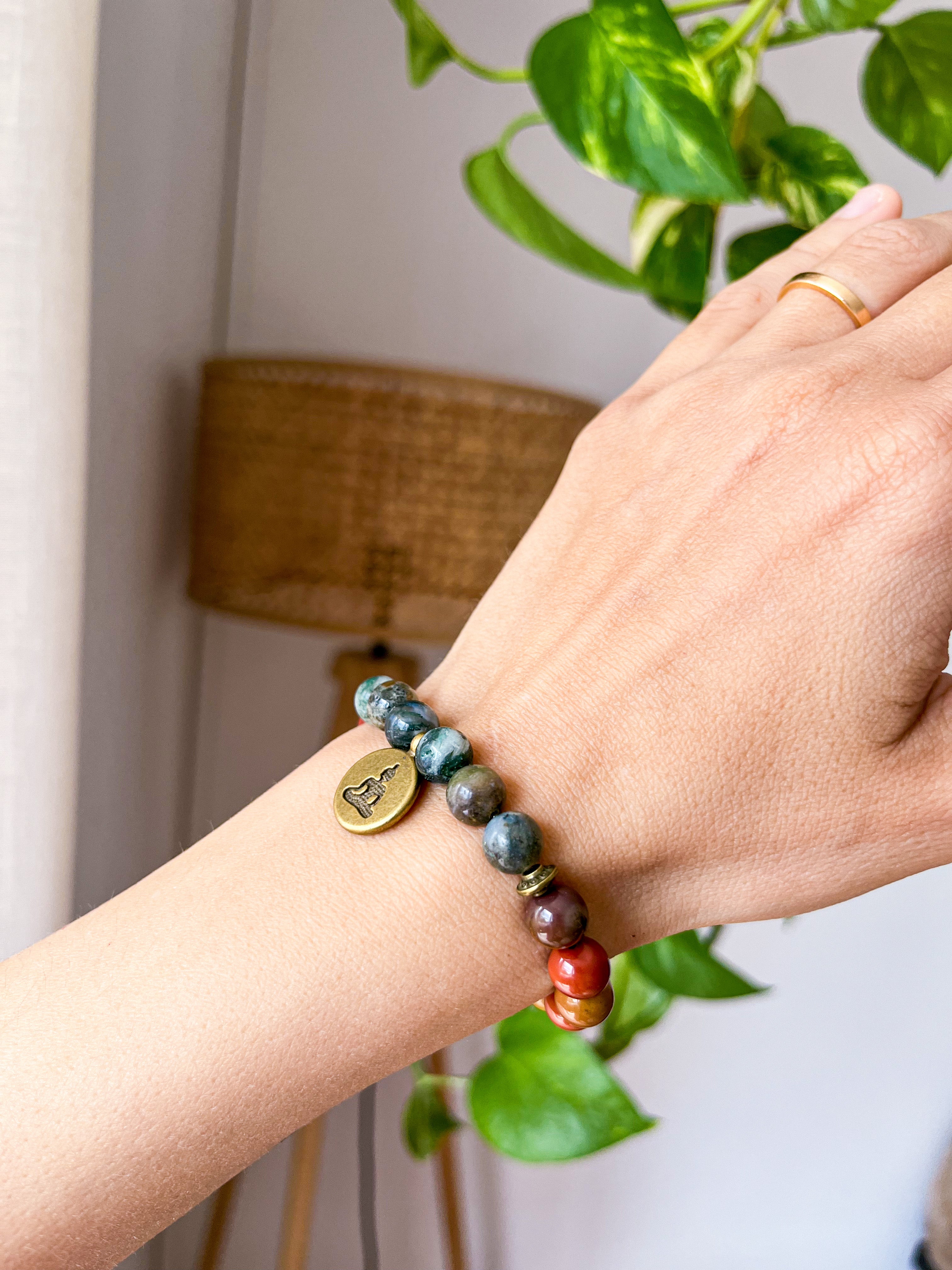 Pulsera Mokaita / Ágata Musgosa