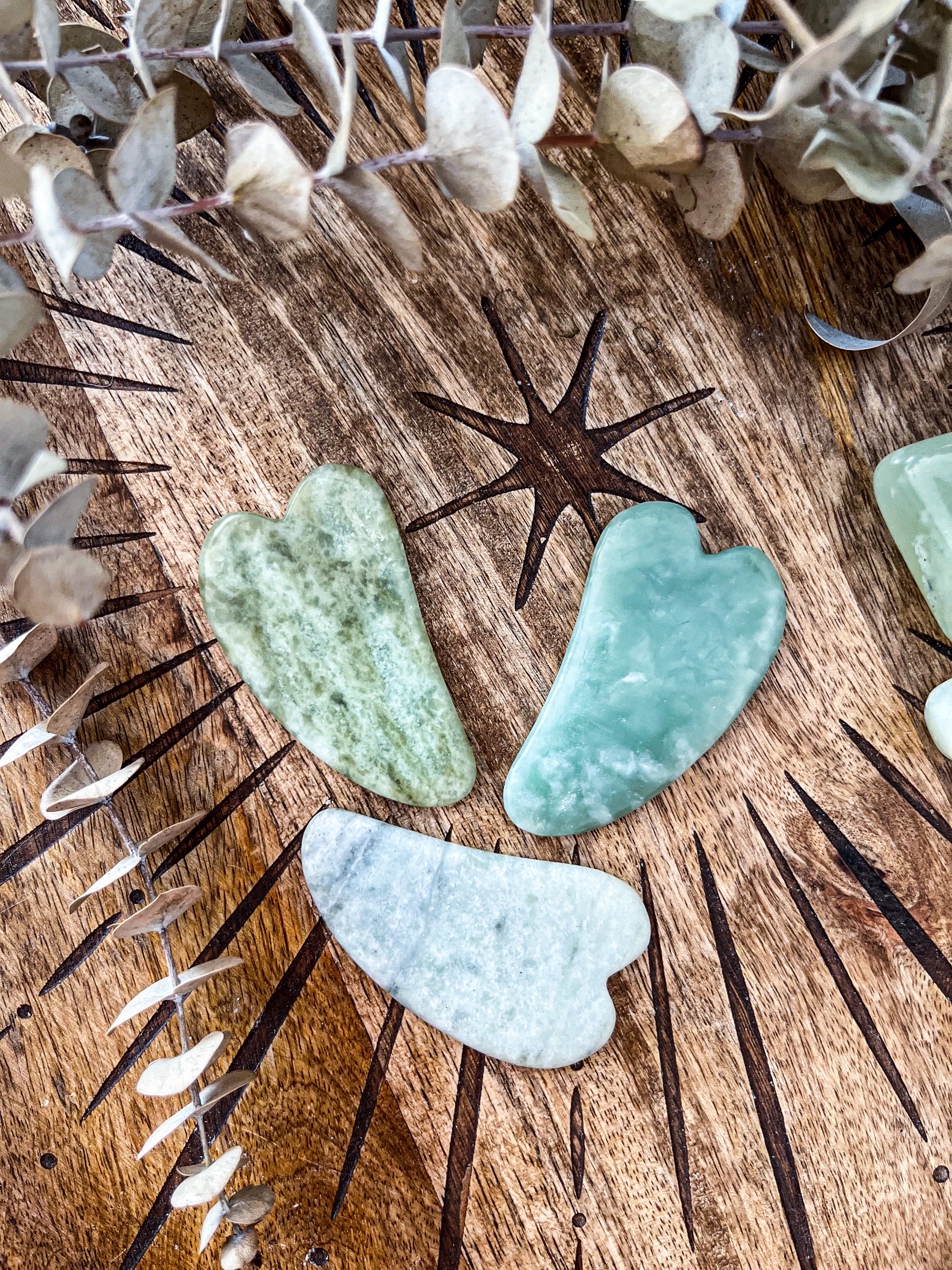 Gua Sha de piedra natural