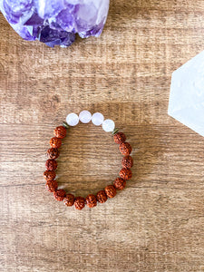 Pulsera Rudraksha