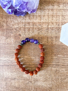 Pulsera Rudraksha